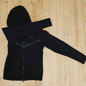 Nike Tech Fleece Full Zip Hoodie Jacket Black Size XS